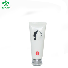 100ml white pe plastic hand cream tube packaging with acrylic cap